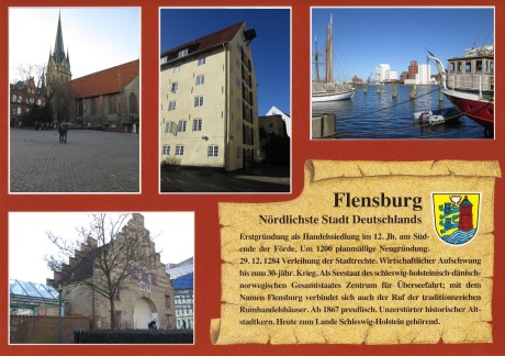 "Anti-Postkarte" Flensburger Geschichte